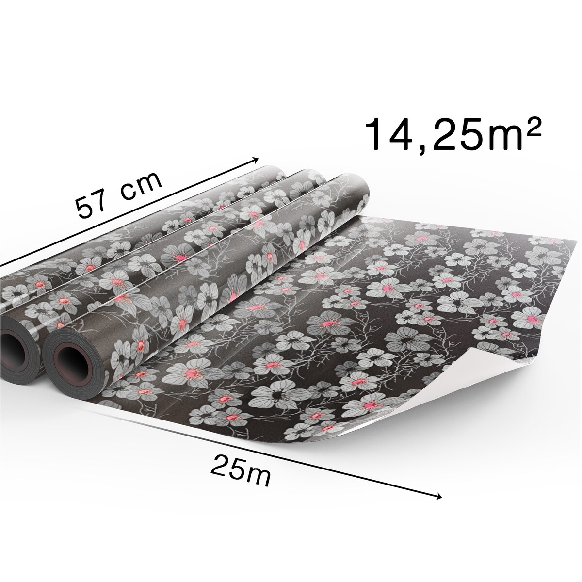 Papier do pakowania prezentów 25 METRÓW MEGAROLKA Urodzinowy Do Paczek Ozdobny