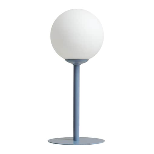 Stojąca lampa nocna Pinne 1080B16 Aldex sypialniana ball niebieska biała loft