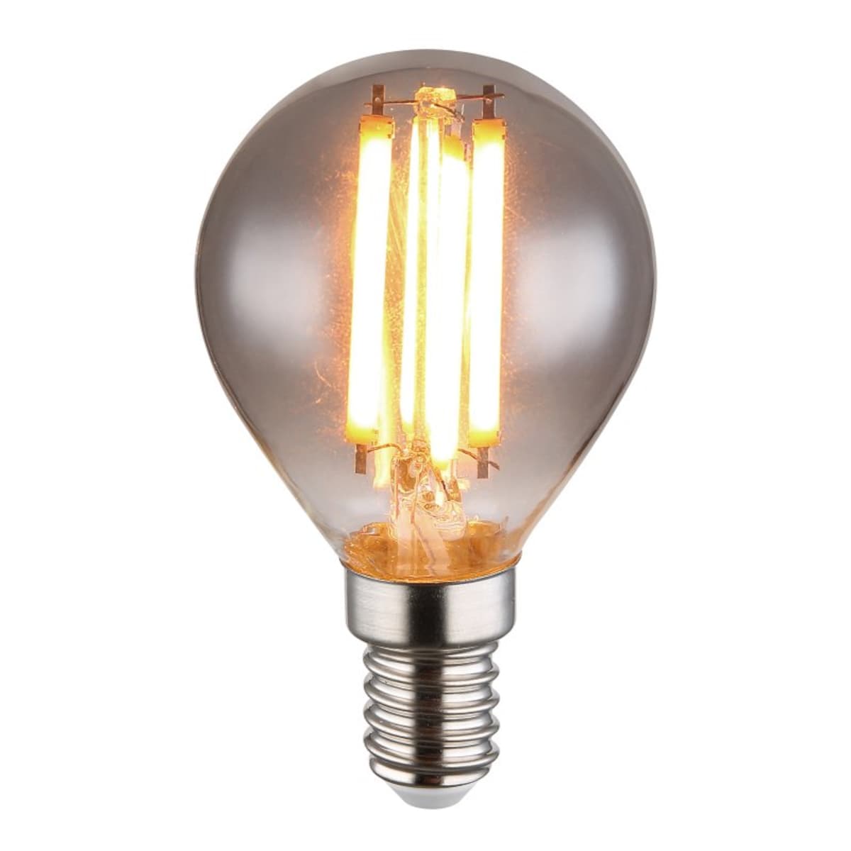 Żarówka LED E14 Globo 10589S 6W 1800K ciepła biel 380 lm przydymione szkło WW