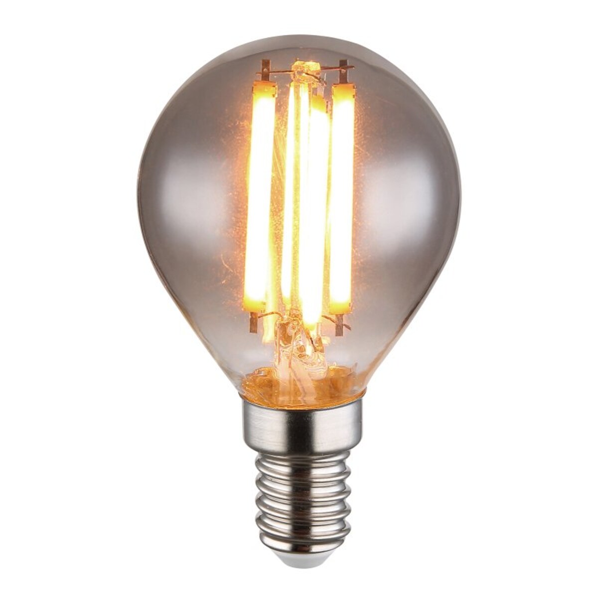 Żarówka LED E14 Globo 10589S 6W 1800K ciepła biel 380 lm przydymione szkło WW