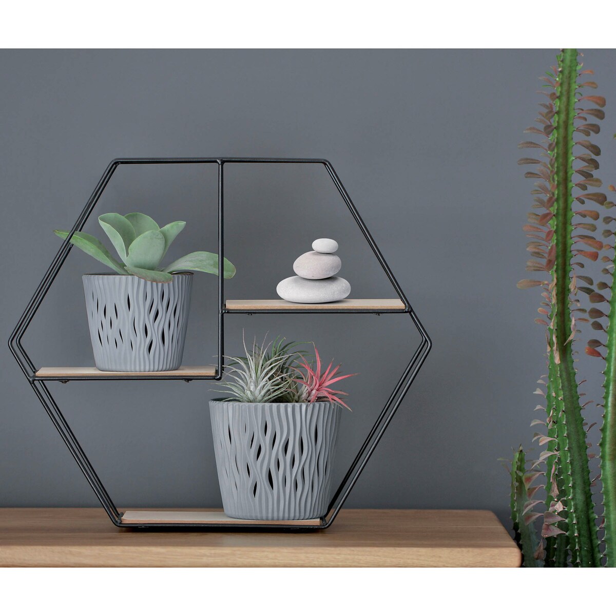 Doniczka Okrągła Osłonki Domowa Kwietnik Zestaw X2