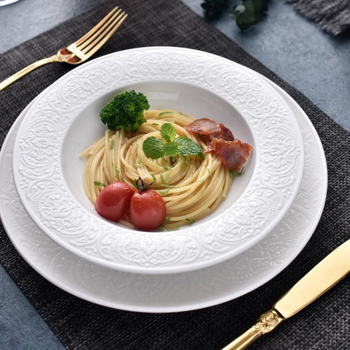 VILLA ITALIA Talerz płytki porcelanowy 26 cm GLORIETTA