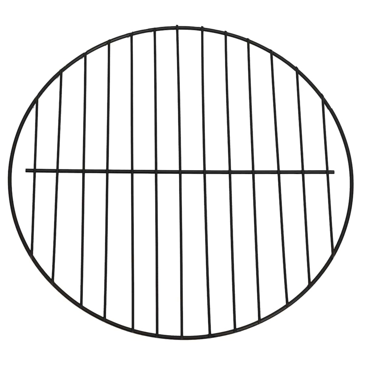 vidaXL Palenisko i grill 2-w-1, z pogrzebaczem, 59x59x60 cm, stal