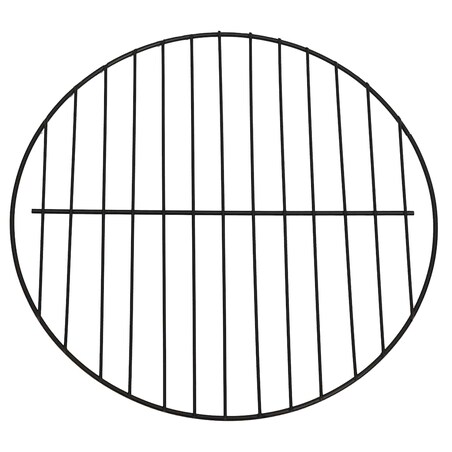 vidaXL Palenisko i grill 2-w-1, z pogrzebaczem, 59x59x60 cm, stal