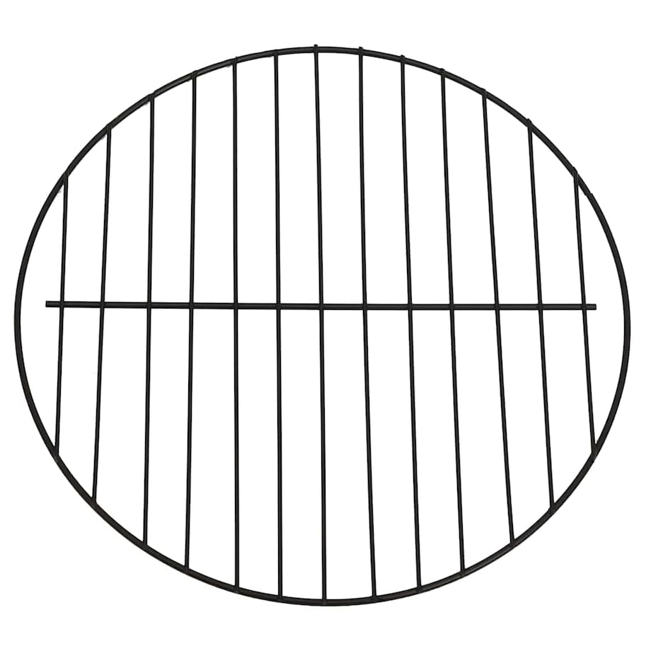 vidaXL Palenisko i grill 2-w-1, z pogrzebaczem, 59x59x60 cm, stal