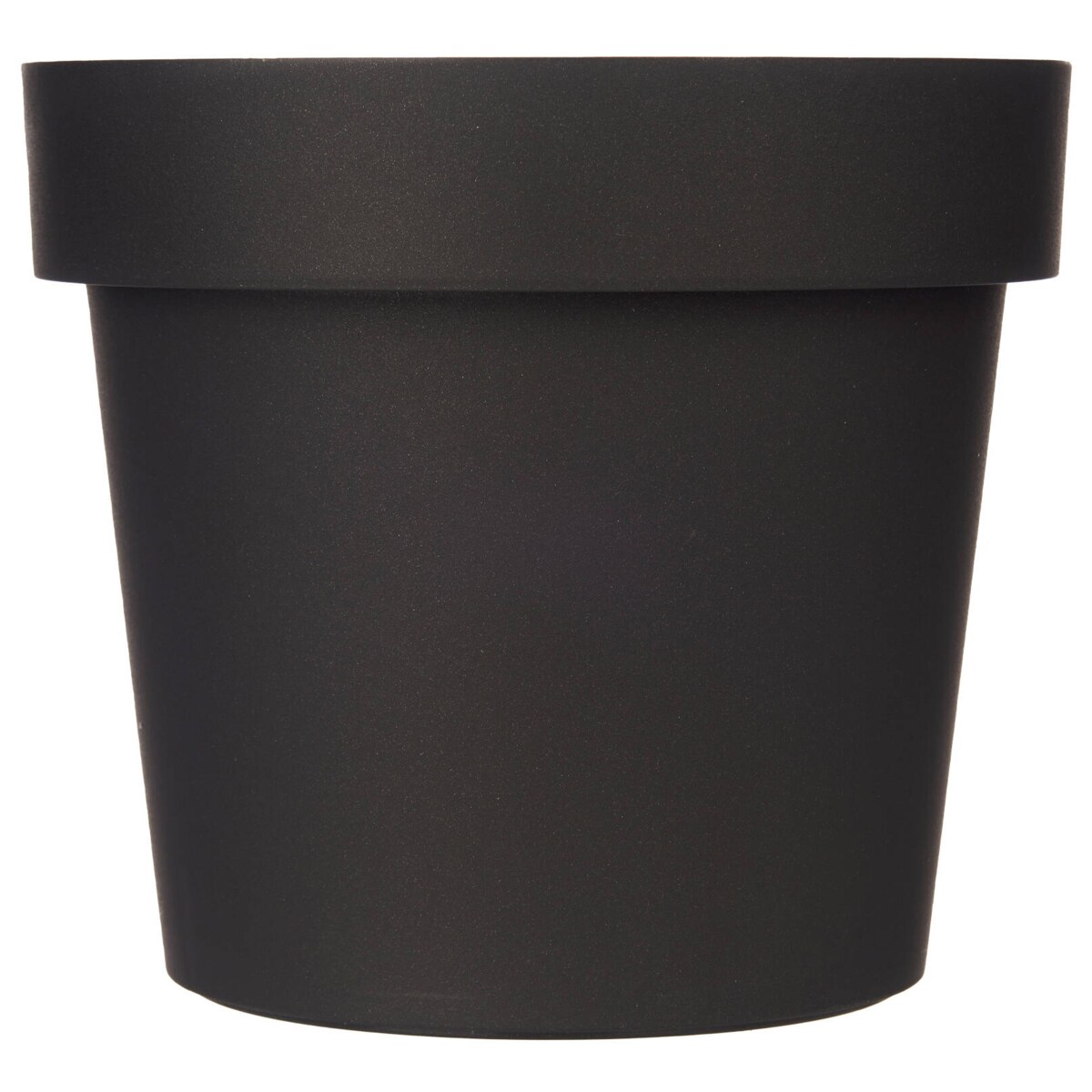 Doniczka samonawadniająca, plastikowa, antracytowa