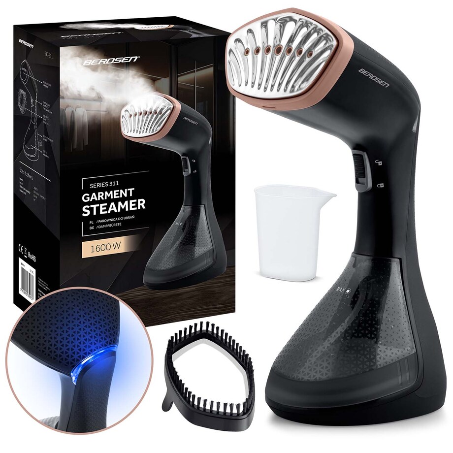 Parownica do ubrań Berdsen BD-311 Steamer parowy 1600W czarny 331100