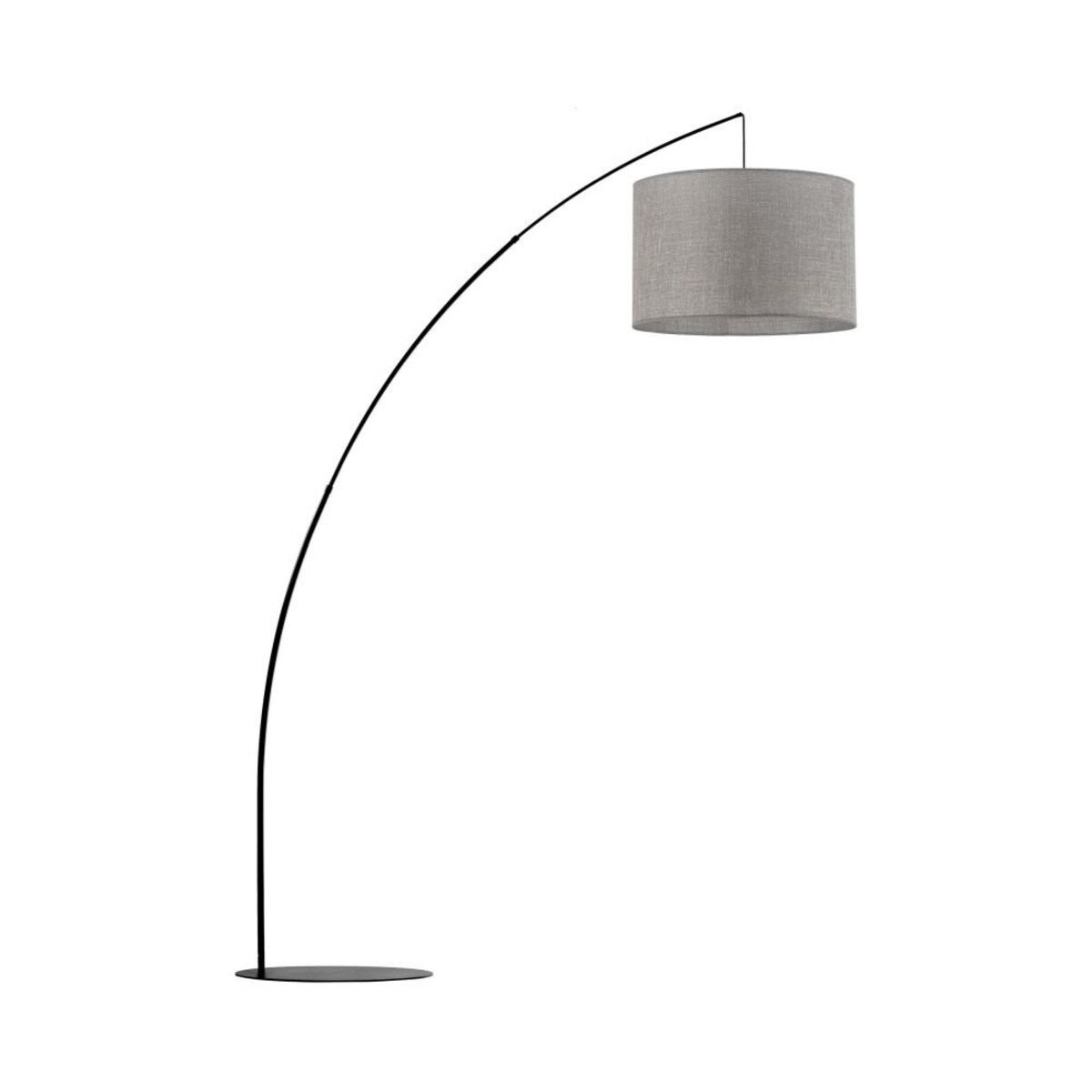 Lampa podłogowa TK Lighting MOBY GRAY 5487 szara E27 nowoczesna do salonu sypialni biura