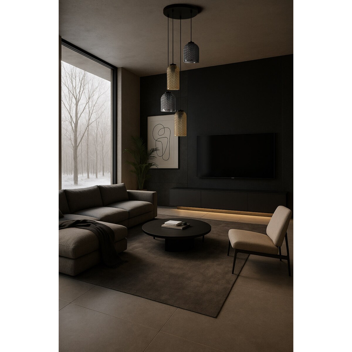 Lampa wisząca K-5627 z serii CAPRI