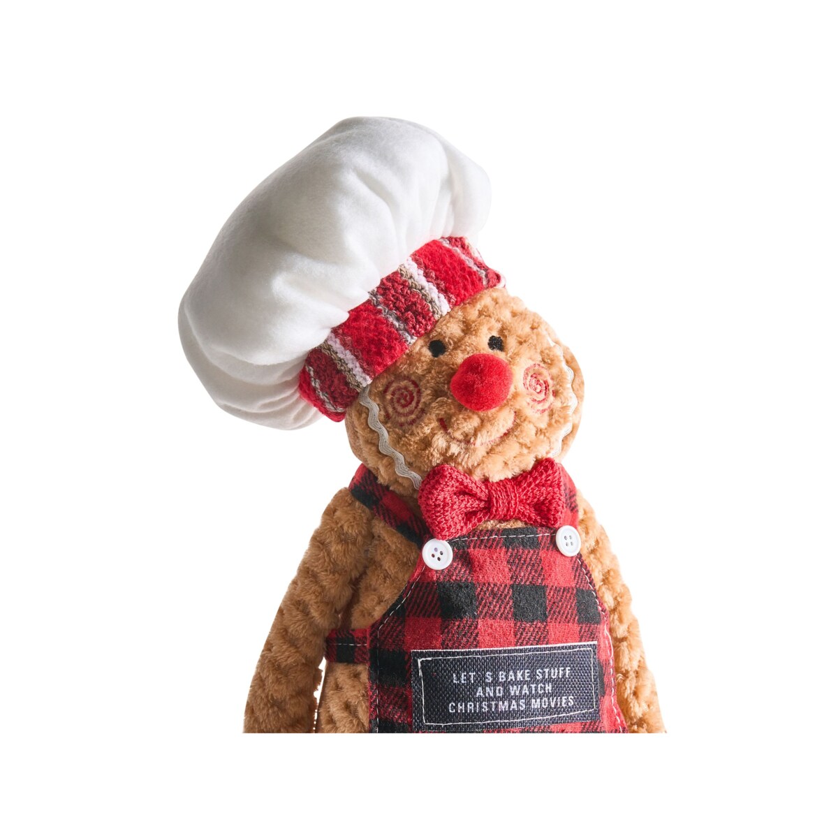 Zestaw 2 dekoracji świątecznych FLAKAVATNET Piernikowy ludzik 54 cm Brązowy