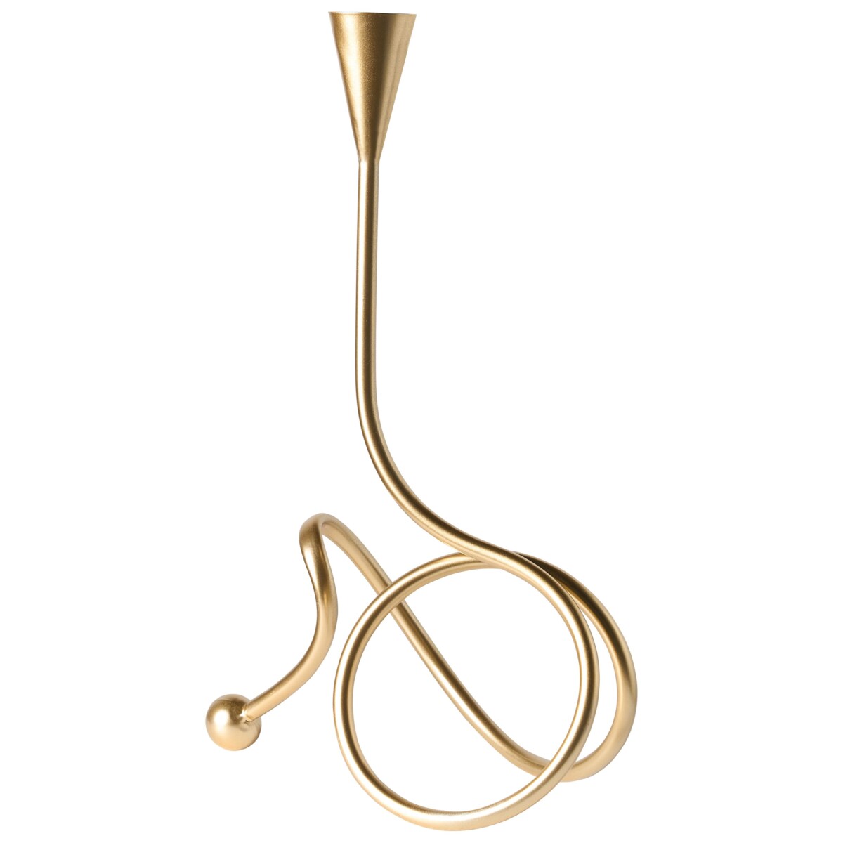 Świecznik AROUCA Metal 40 cm Złoty