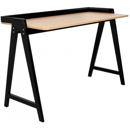 Drewniane biurko Compas KH010100933 King Home czarne