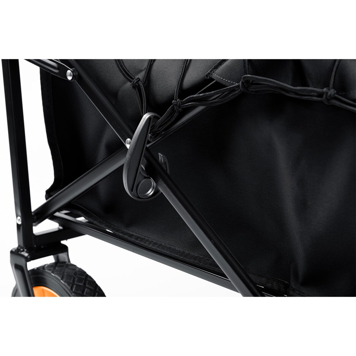 Wózek ogrodowy transportowy skladany Humberg 90 kg + siatka zabezpieczająca