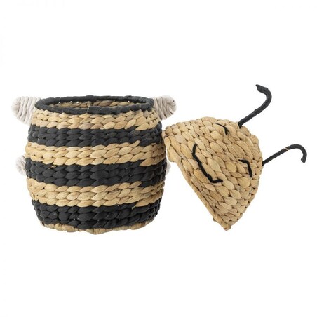 Kosz na zabawki HONEYBEE z pokrywą 30x20x18 cm