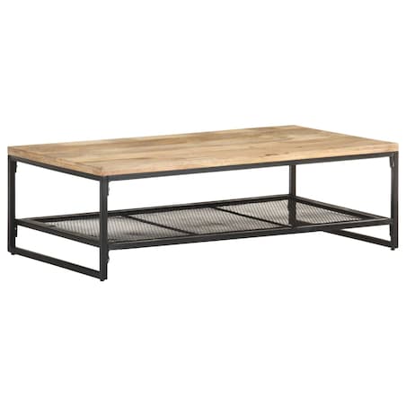 vidaXL Stolik kawowy, 110x60x35 cm, lite drewno mango