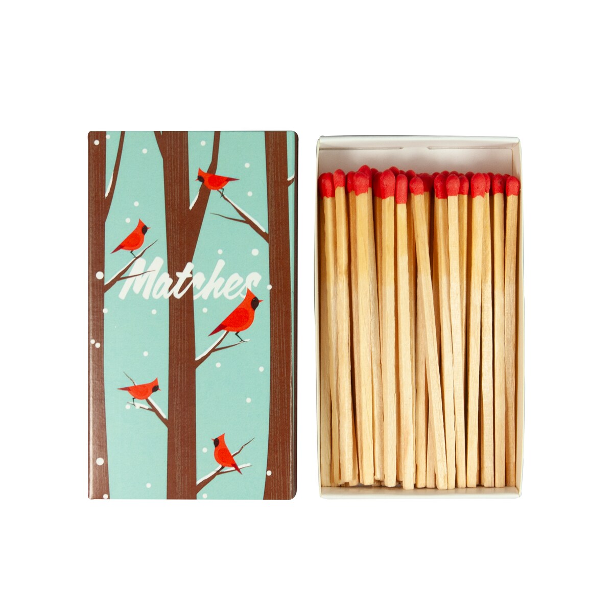 Zapałki długie "Zimowe ptaki"