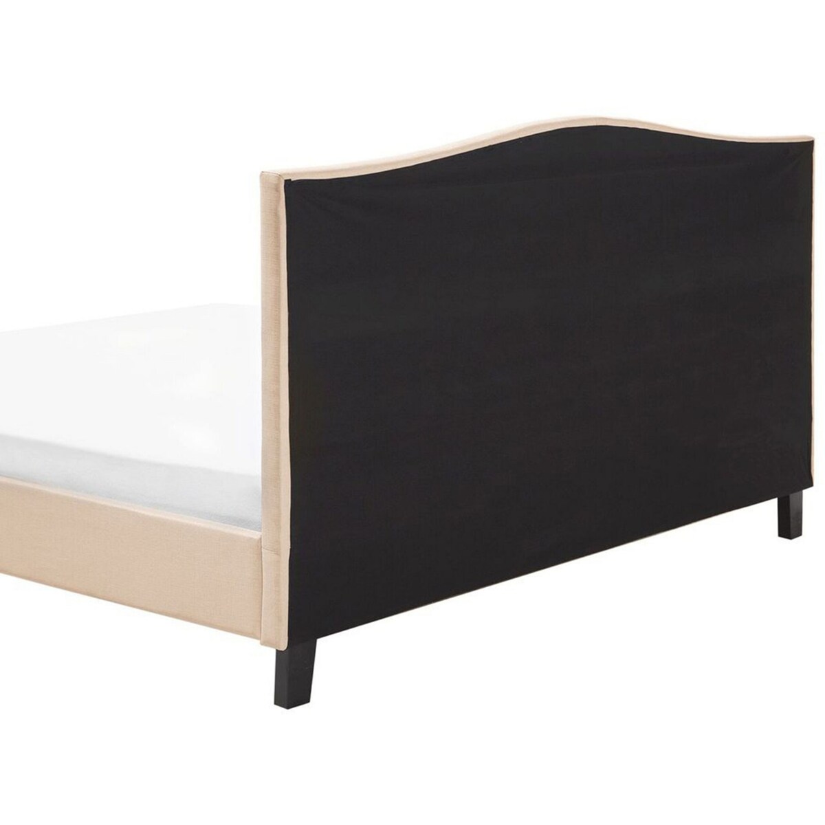 Łóżko tapicerowane 180 x 200 cm beżowe MONTPELLIER