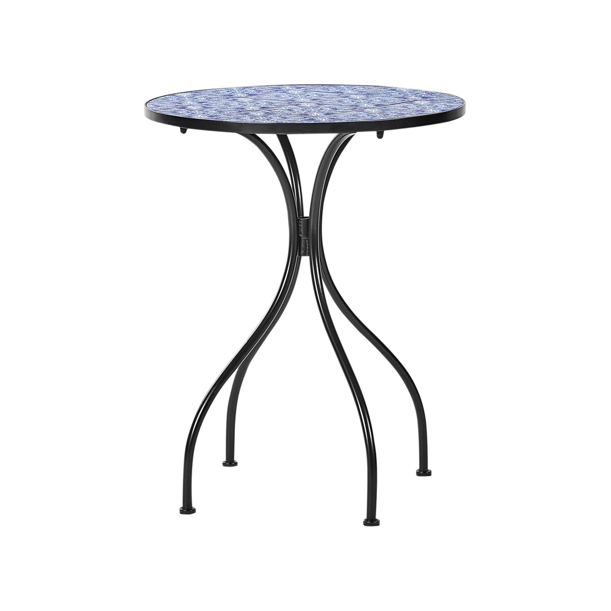 Zestaw mebli balkonowych Składane CIGLIANO Metal Czarny