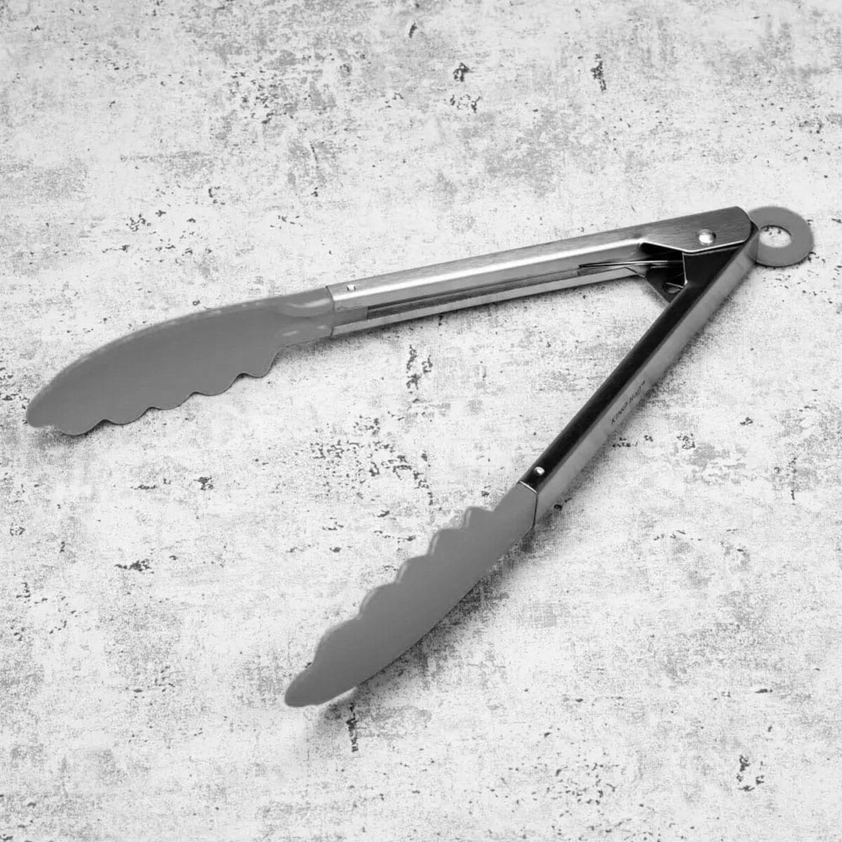 Szczypce kuchenne nylonowe 23cm KINGHOFF szare