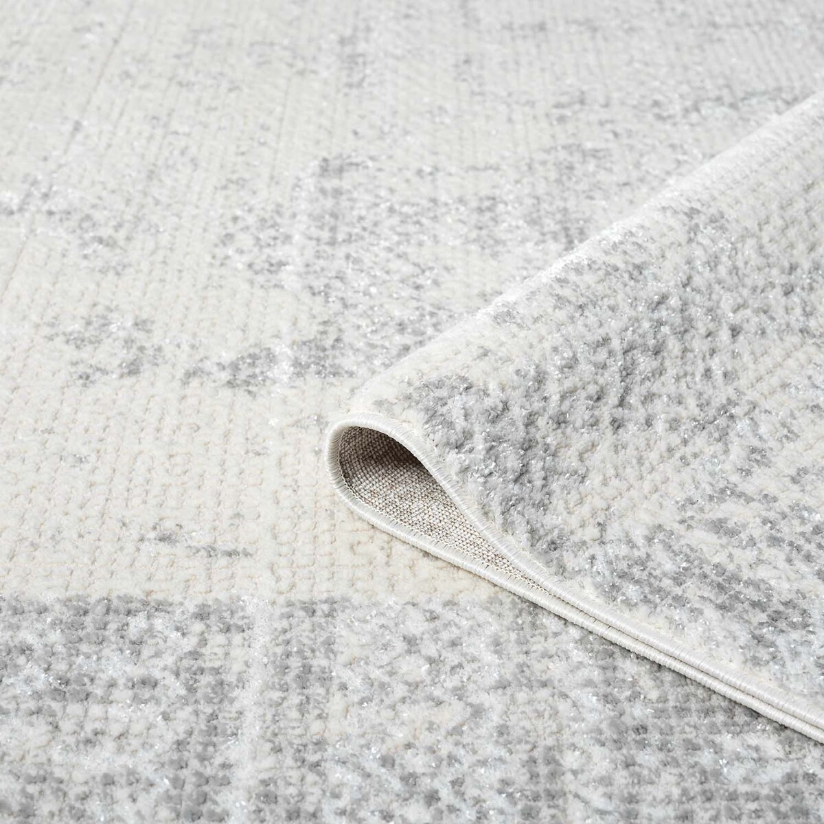 Dywan strukturalny ramka vintage Antique 2320 Szary 200x290