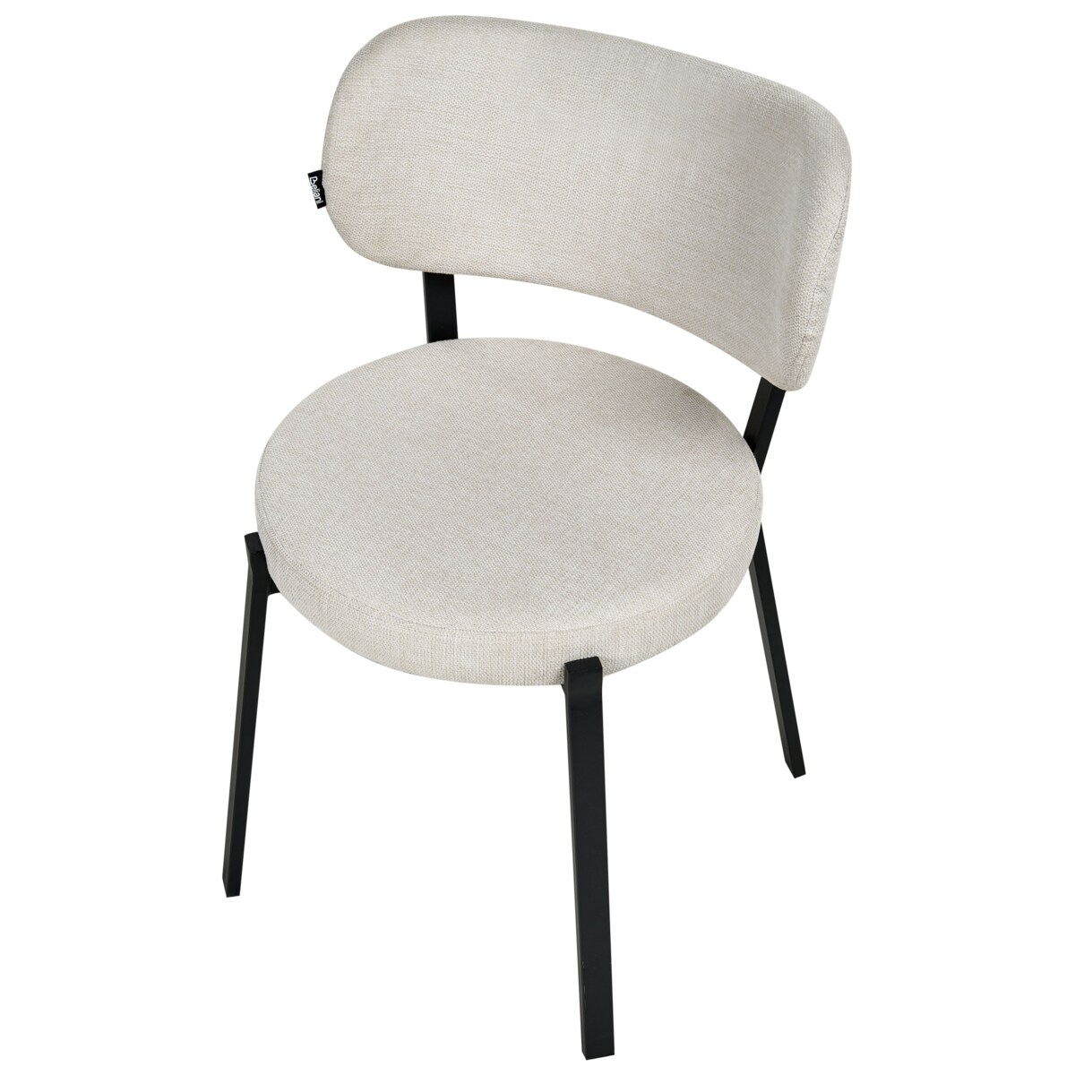 Zestaw 2 krzeseł do jadalni BRONTE Jasnobeżowy