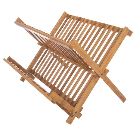 Suszarka do naczyń stojąca bambusowa ociekacz KINGHOFF