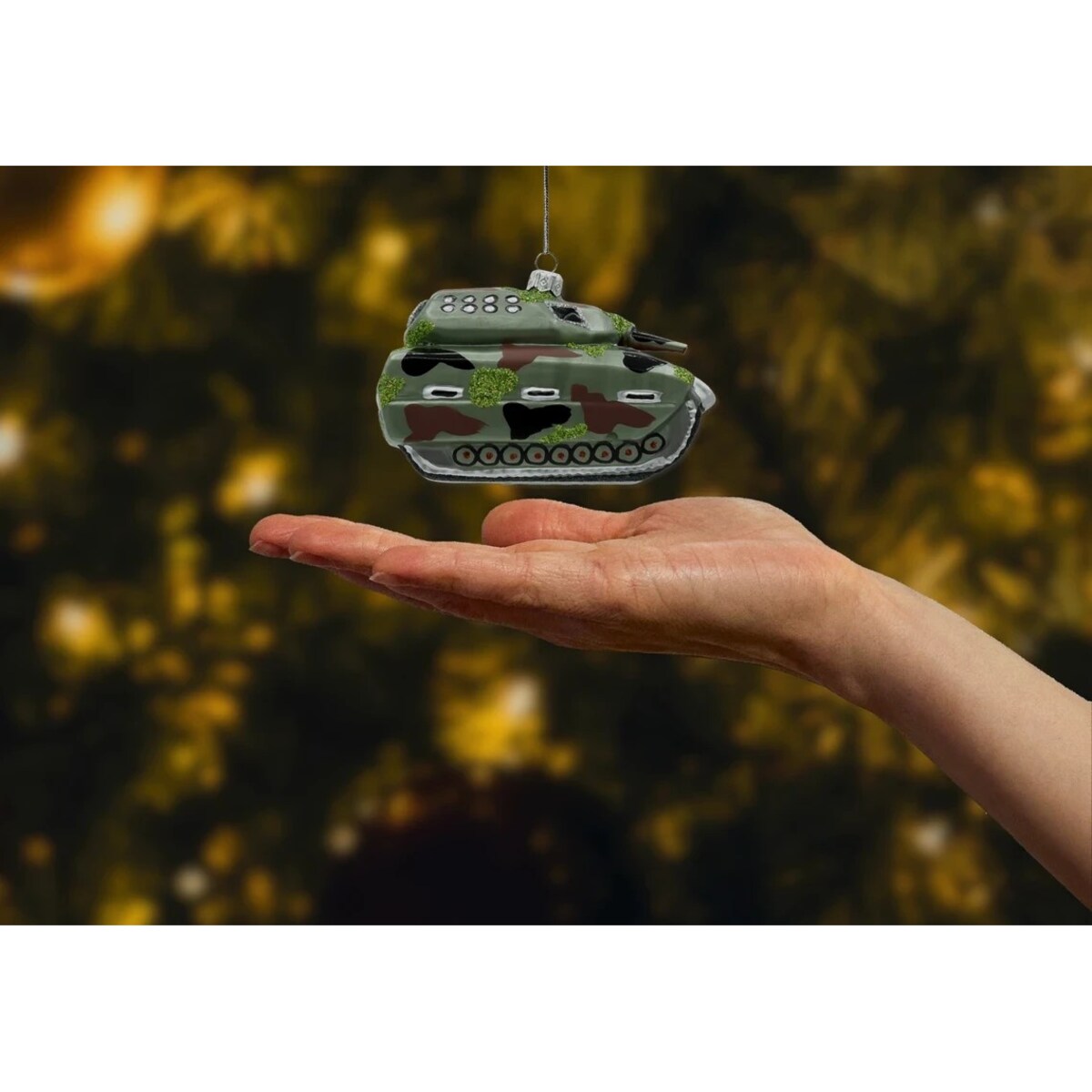 Bombka choinkowa: Czołg wojskowy duży