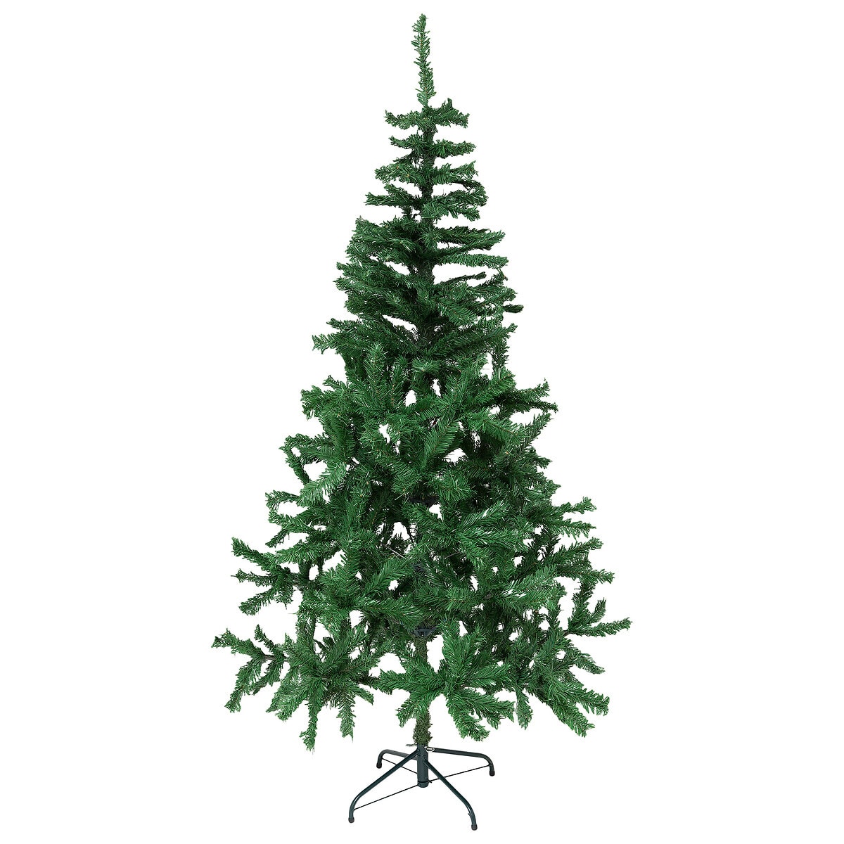 Sztuczna choinka na nóżkach, 150 cm, kolor zielony, tworzywo sztuczne