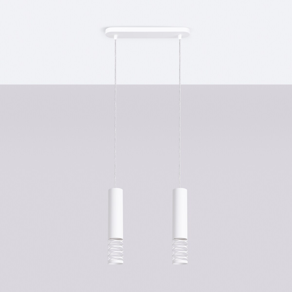 Lampa wisząca LAMI 2 biały