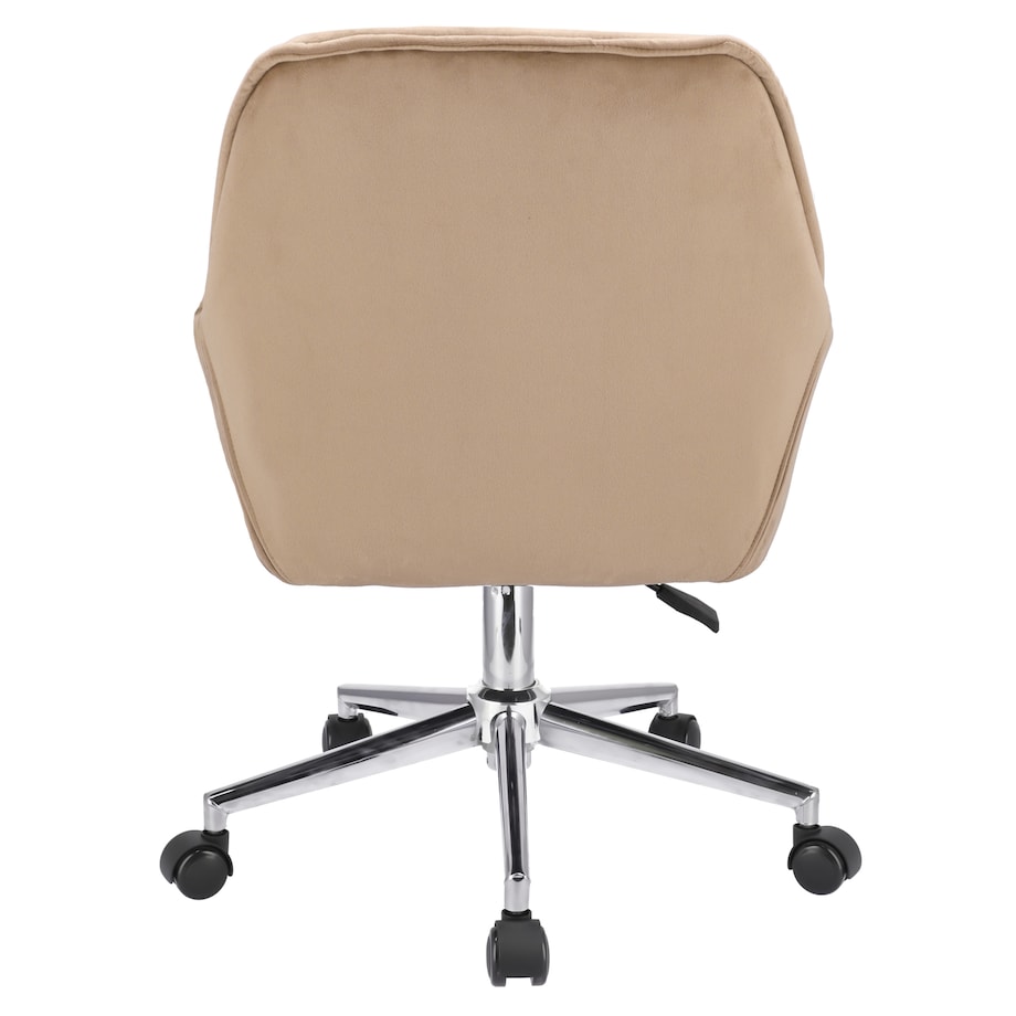 Fotel LARGO beżowy na srebrnej stopie