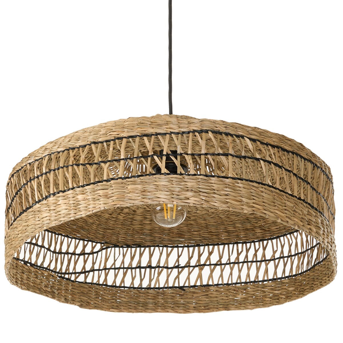Lampa wisząca CUVO Plecionka Naturalny