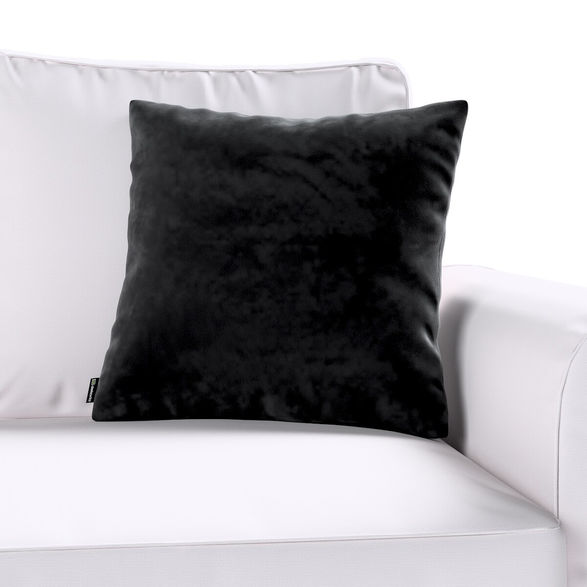 Poszewka Kinga na poduszkę 50x50 głęboka czerń