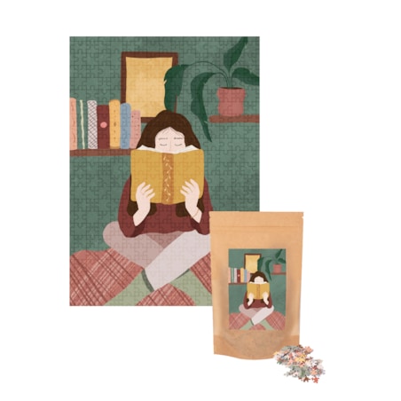 Muno Puzzle "Home Alone" by Ola Kryngiert Puzzle 500 el. w eco woreczku