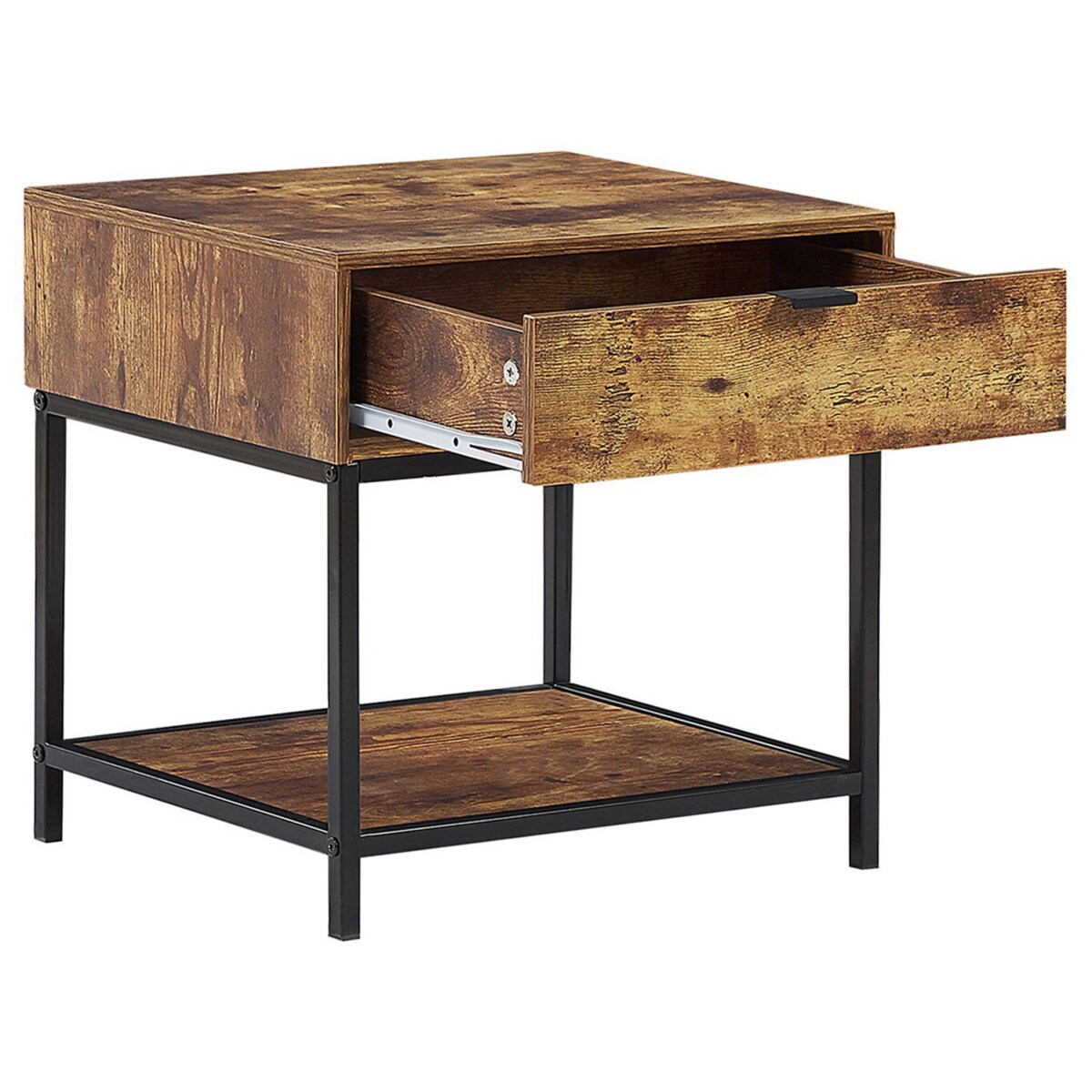 Stolik pomocniczy ciemne drewno BERKLEY