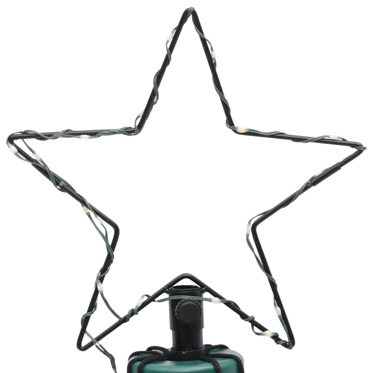 vidaXL Choinka z kołkiem gruntowym, 108 ciepłych białych LED, 180 cm