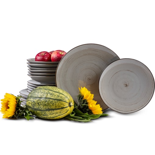 Konsimo ALUMINA Serwis obiadowy 6os. (18el.)