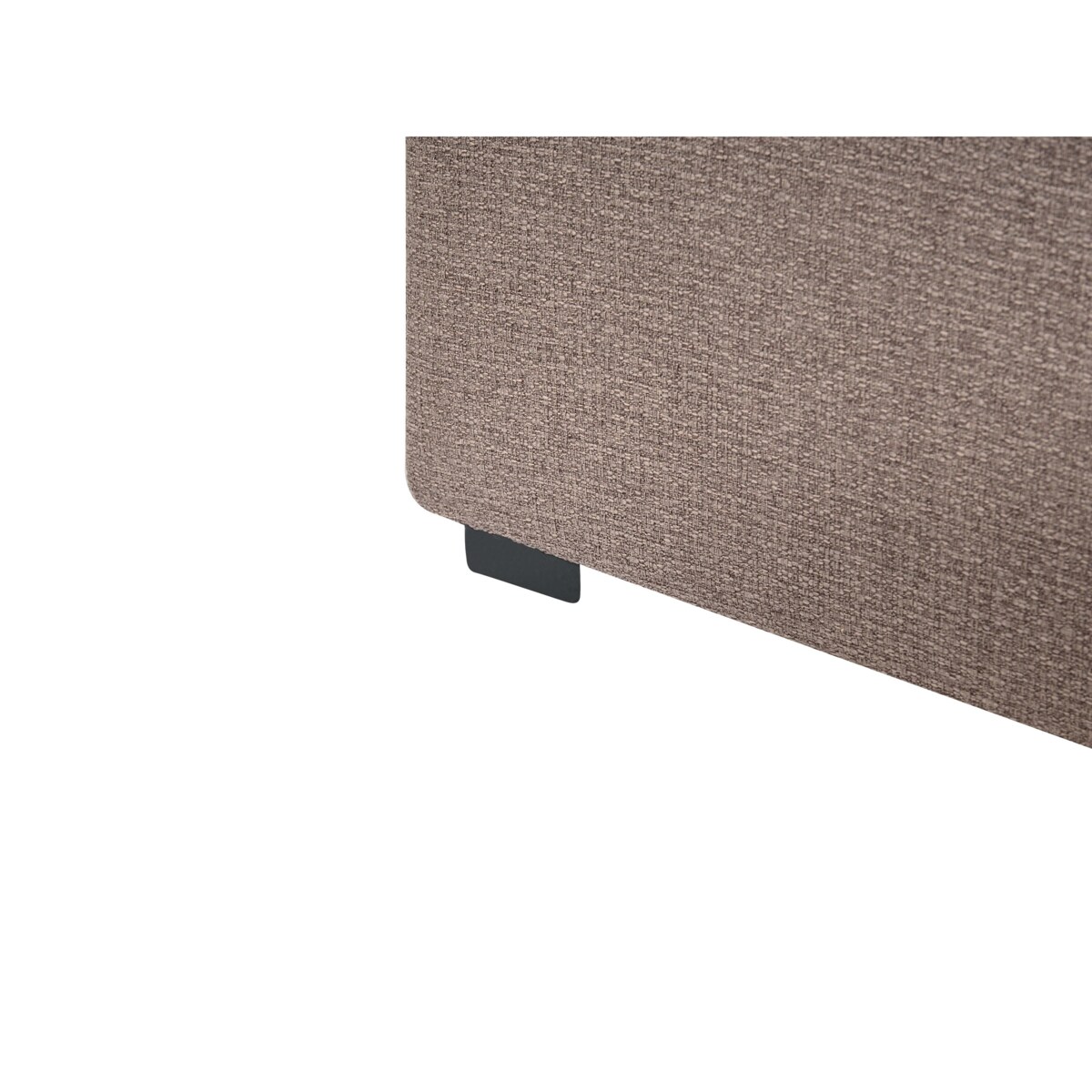 Łóżko kontynentalne z pojemnikiem BARONET 180 x 200 cm Beżowoszary