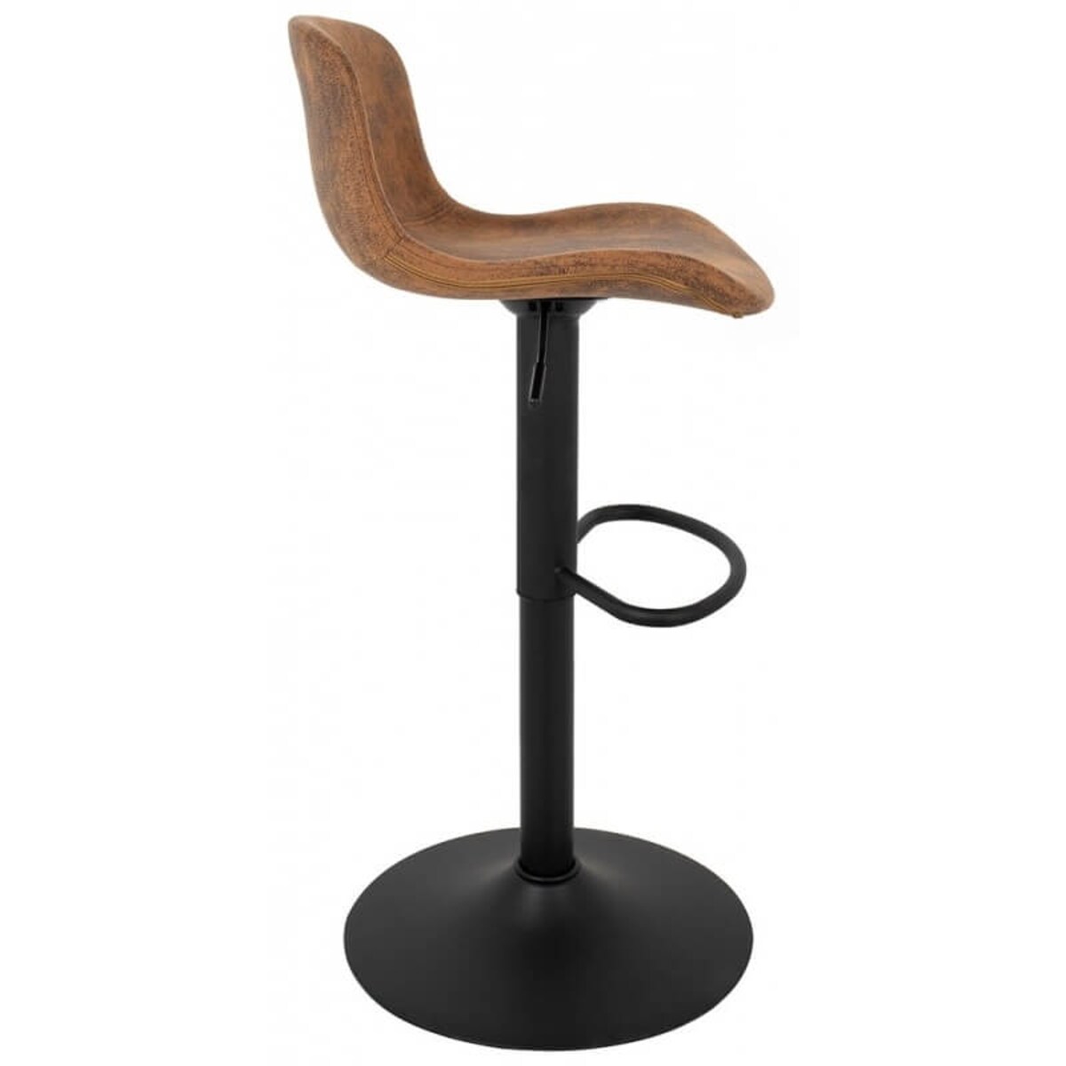 Krzesło regulowane Stor Pu KH010100942 z oparciem brązowe