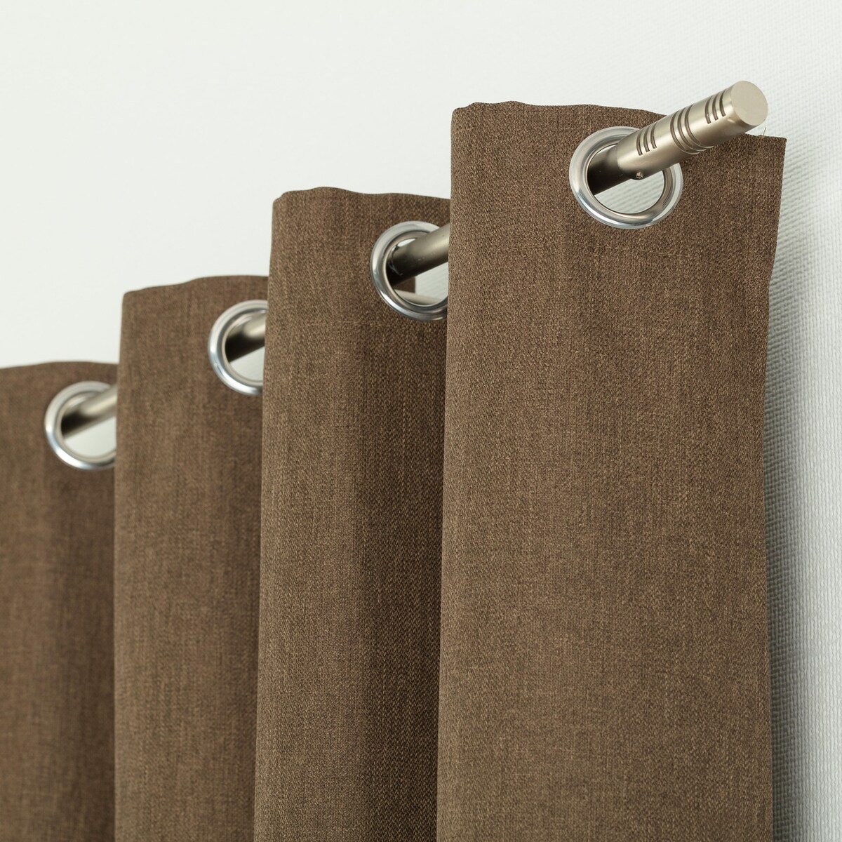 Zasłona BASIC na kółkach 140x280cm złoty brąz 1 szt. 140x280 brązowy-złoty