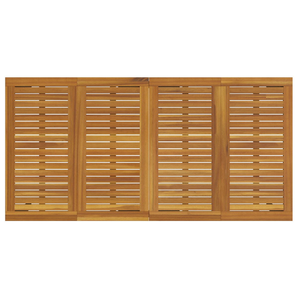 Stół ogrodowy vidaXL 180x90x75 cm z litego drewna akacjowego i metalu