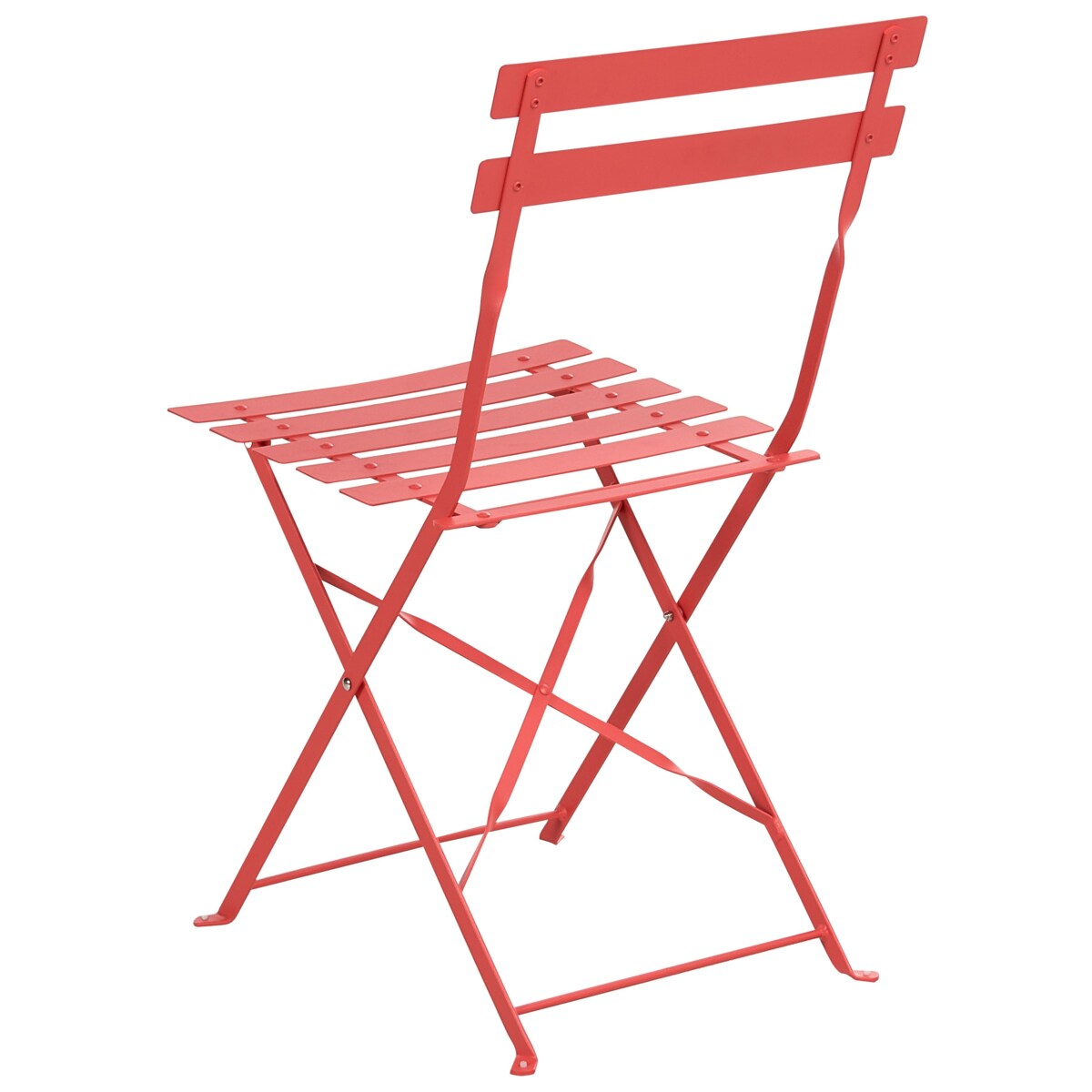 Zestaw ogrodowy dla 4 osób FIORI Metal Czerwony