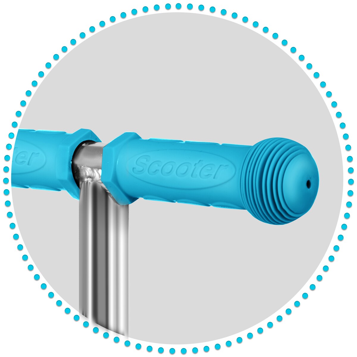 Hulajnoga trójkołowa balansowa dla dzieci 3w1 Ricokids Buggy niebieska