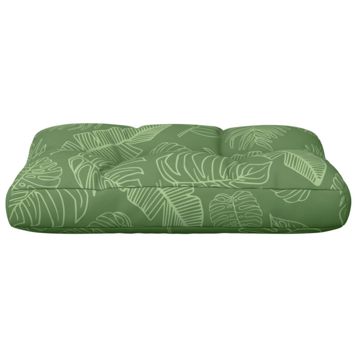 vidaXL Poduszka na palety, wzór w liście, 60x40x12 cm, tkanina