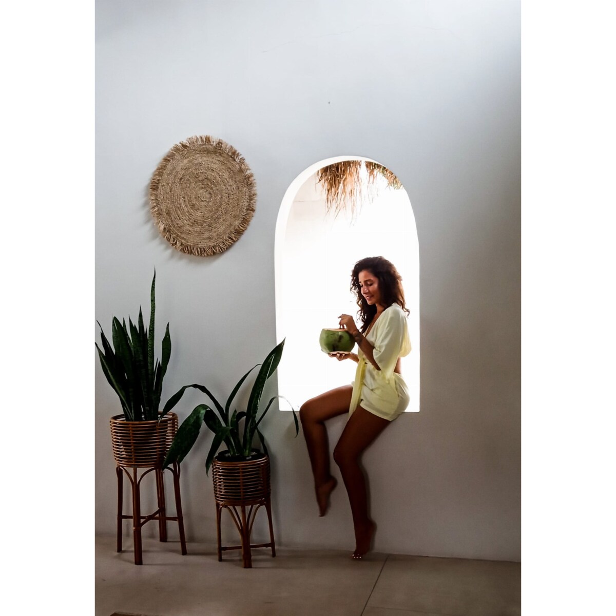 OKRĄGŁA DEKORACJA ŚCIENNA RINO