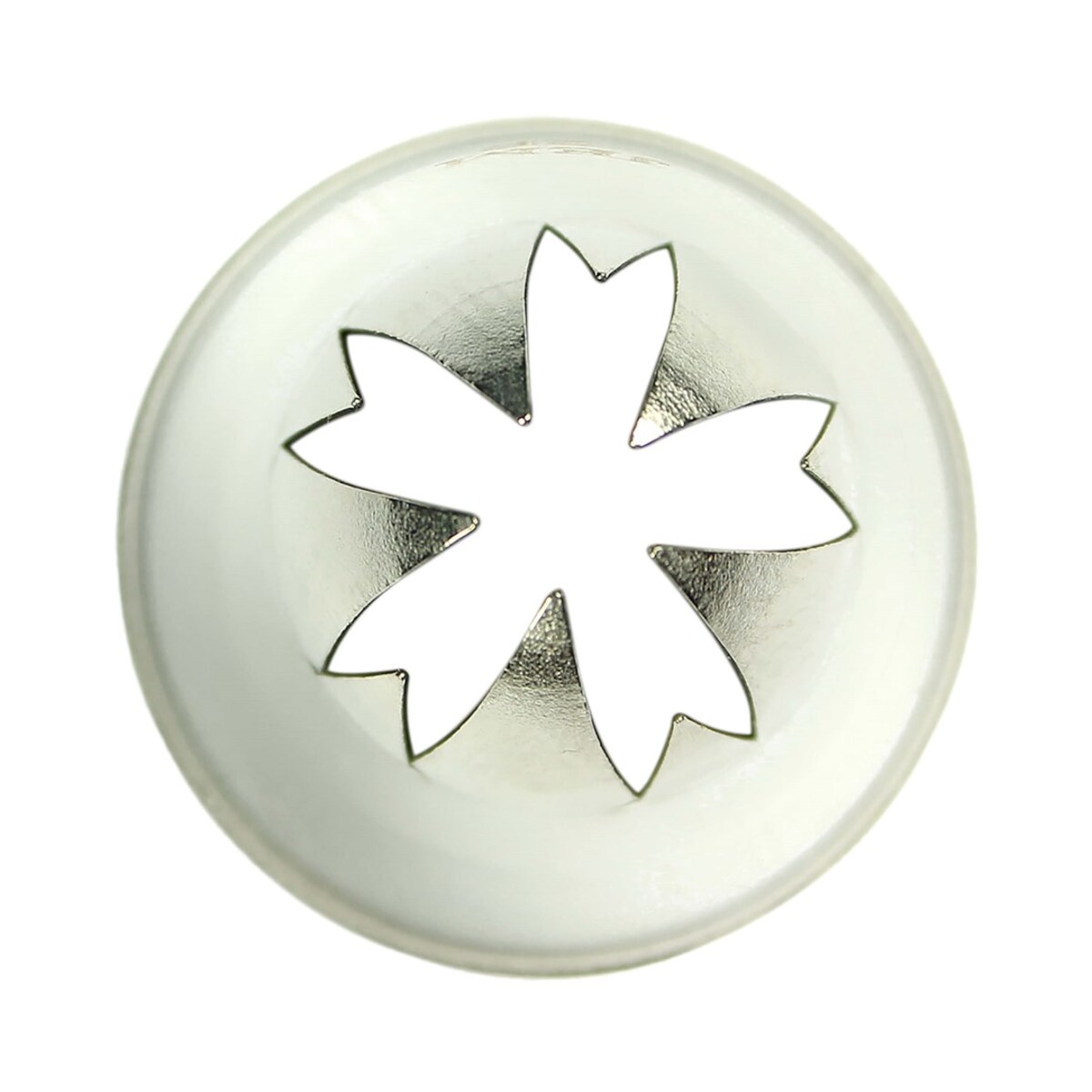 PME Stalowa końcówka dekoracyjna kwiat 2F