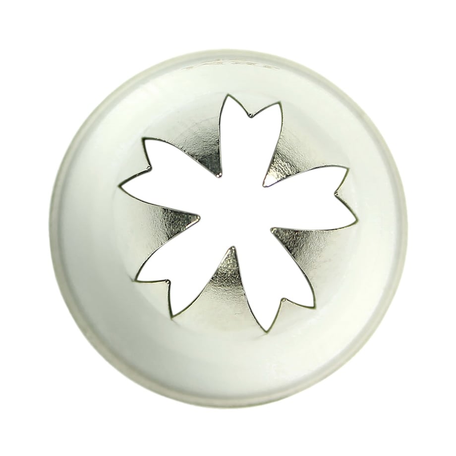 PME Stalowa końcówka dekoracyjna kwiat 2F