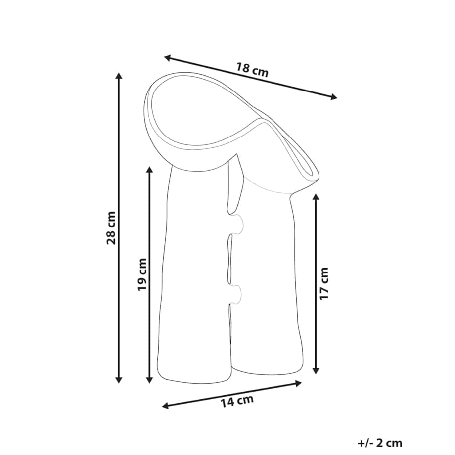 Kamionka Wazon na kwiaty 28 cm Zielony WATERPOPPY