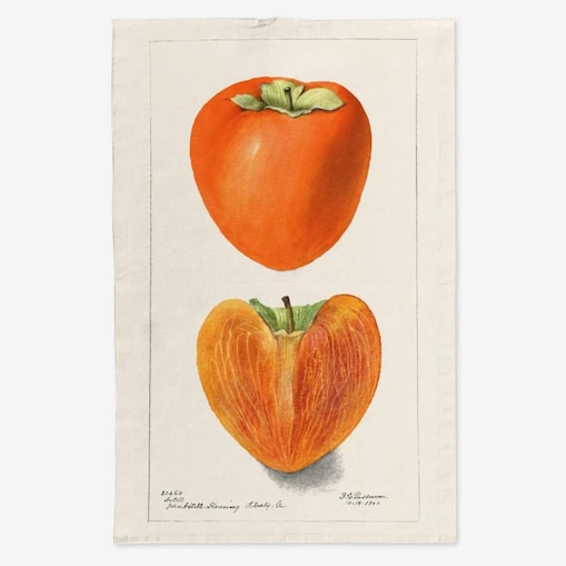 Lniany ręcznik kuchenny - Kaki