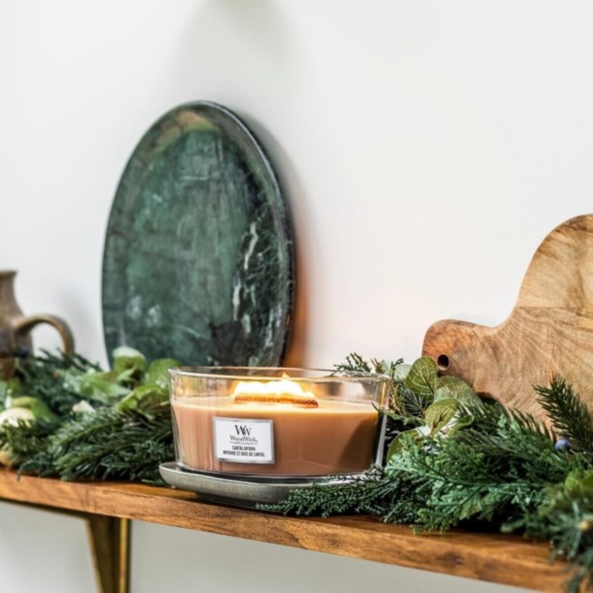 WoodWick świeca Elipsa SANTAL MYRRH