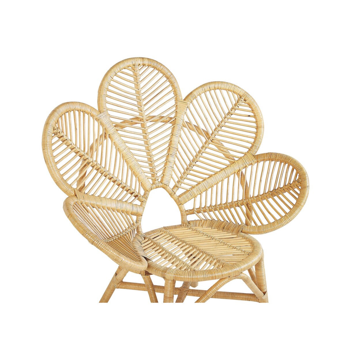 Krzesło ogrodowe Rattan Beżowy FLORENTINE